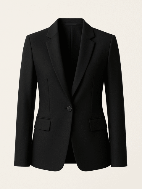 Minimalist Black Blazer