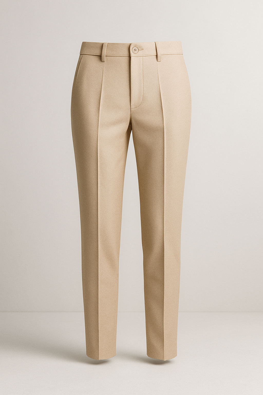 Tailored Beige Trouser
